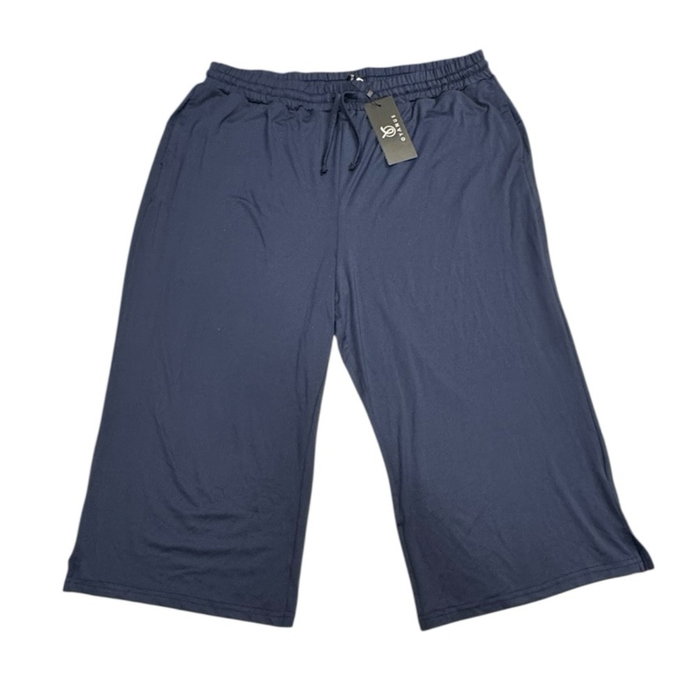 Oyanus brand size XXXL navy blue NWT capri type loose comfortable lounge pants!